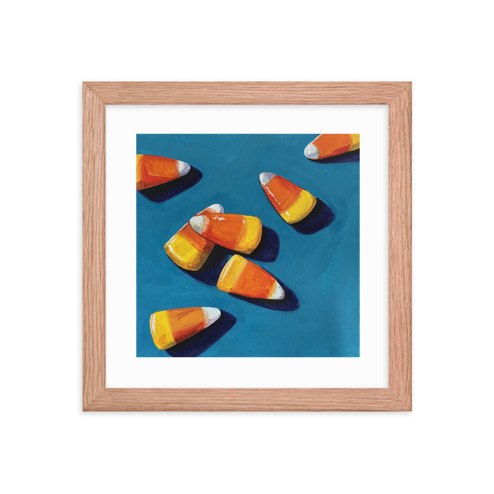 Candy Corn Framed Print