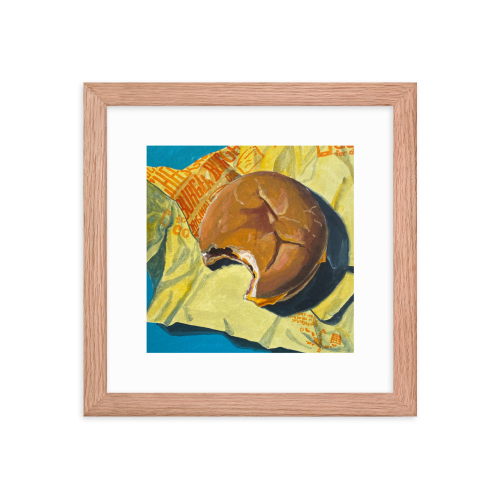 Cheeseburger Framed Print