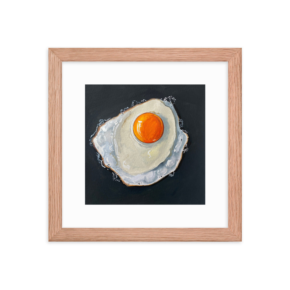Fried Egg Framed Print