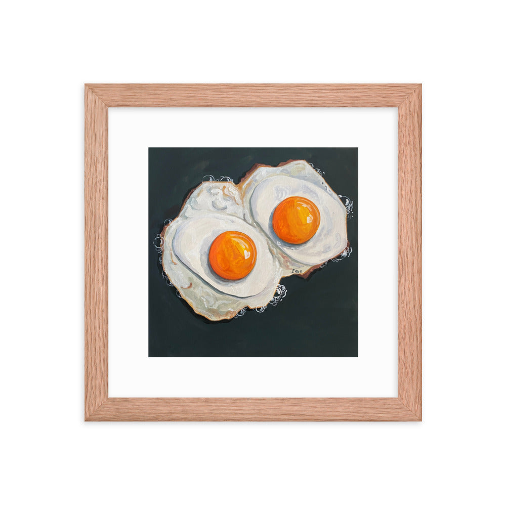 Fried Eggs Framed Print