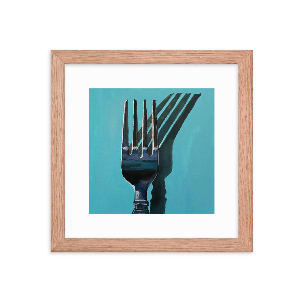 Fork Framed Print