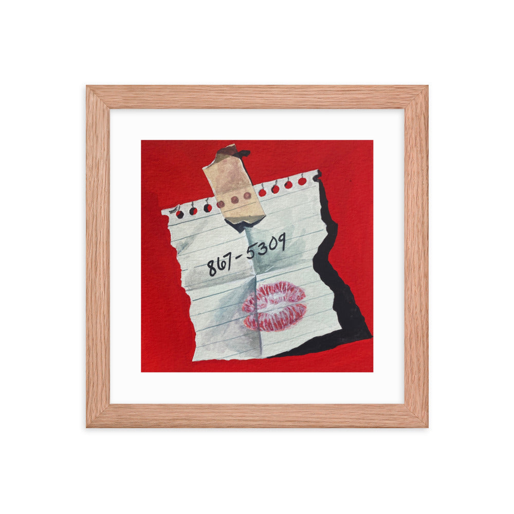 Call Me Framed Print