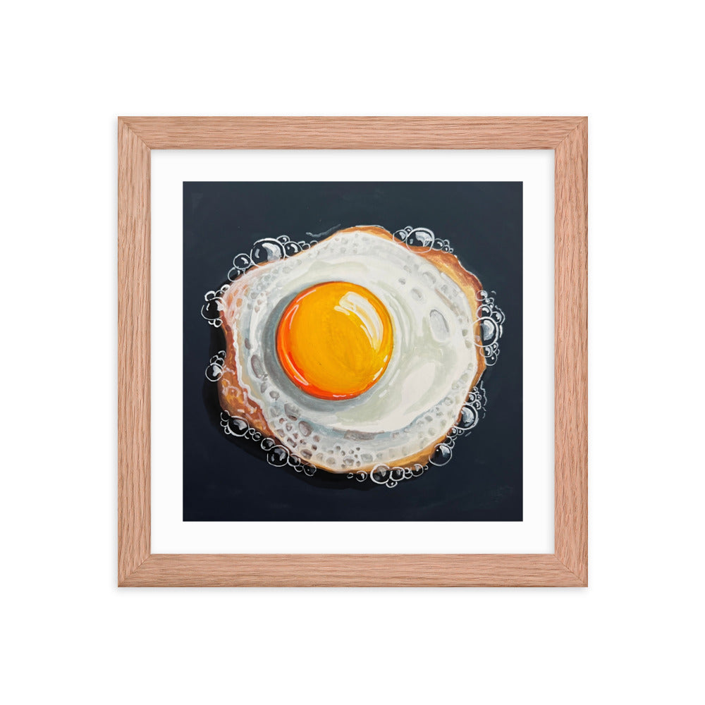 Fried Egg Framed Print