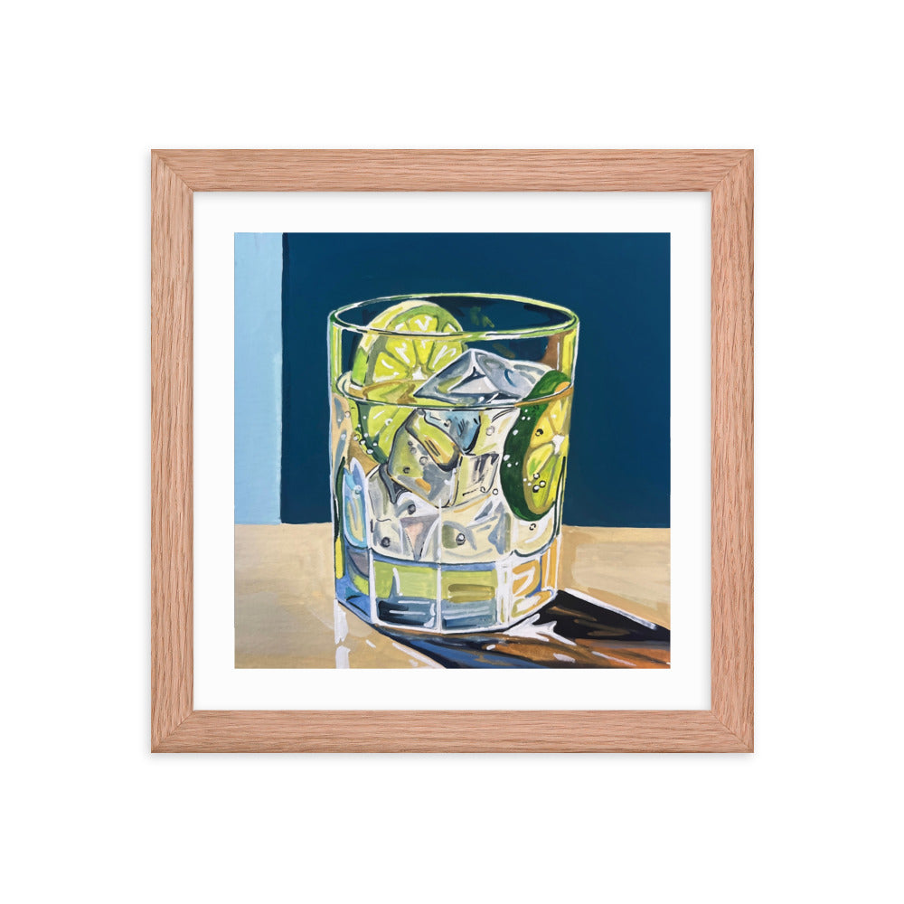 Gin and Tonic Framed Print