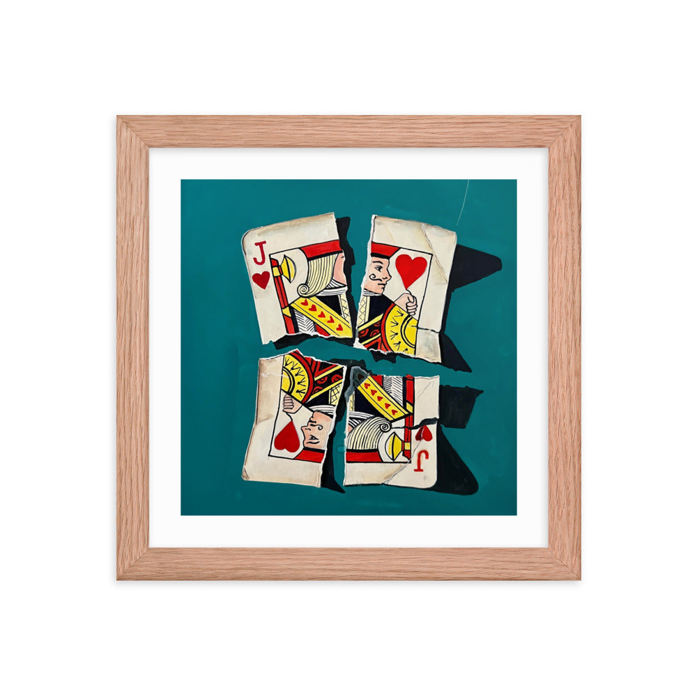 Jack of Hearts Framed Print