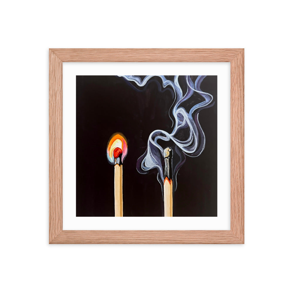 Matches Framed Print