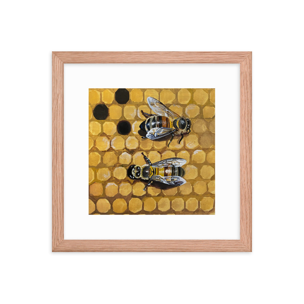 Bees Framed Print