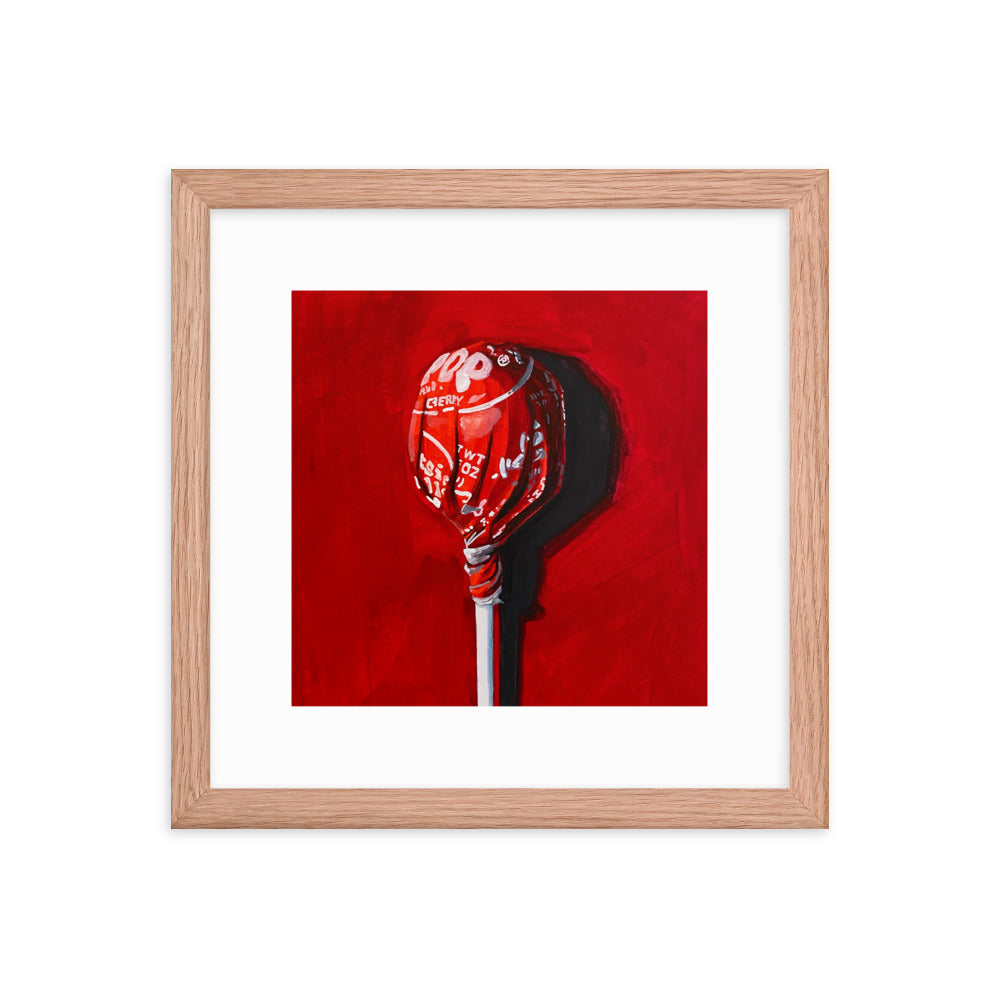 Tootsie Pop Framed Print