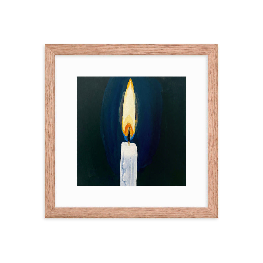 Candle Framed Print
