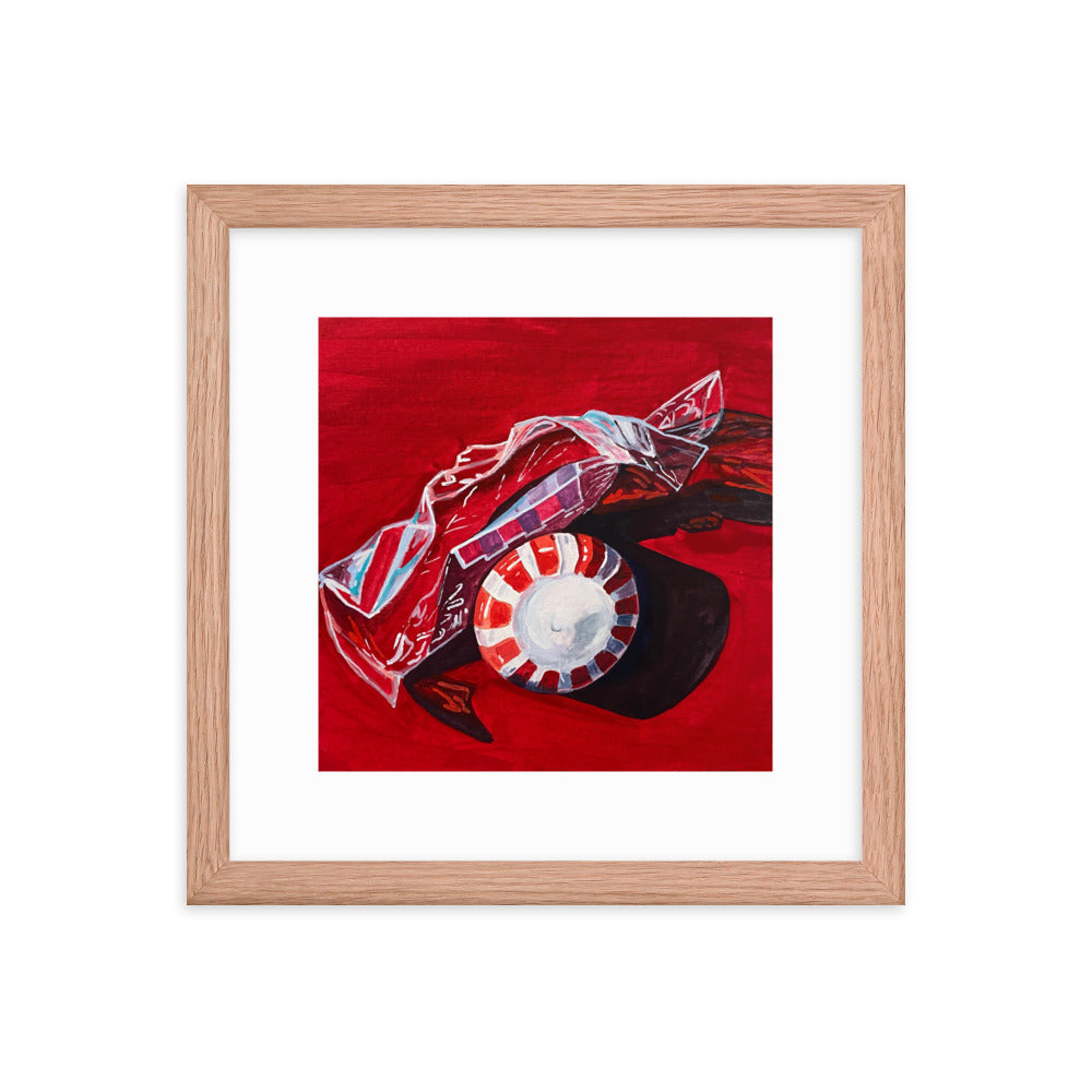 Peppermint Framed Print