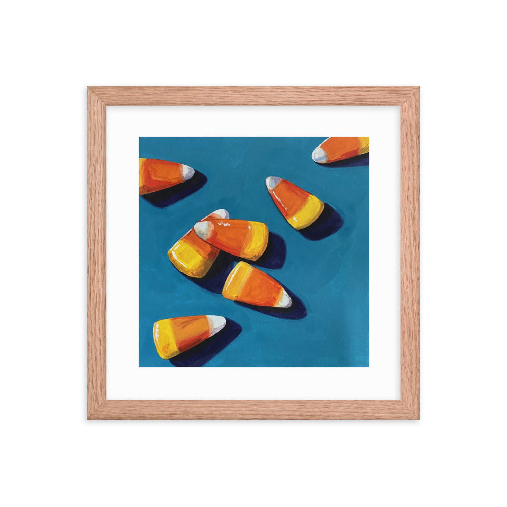 Candy Corn Framed Print