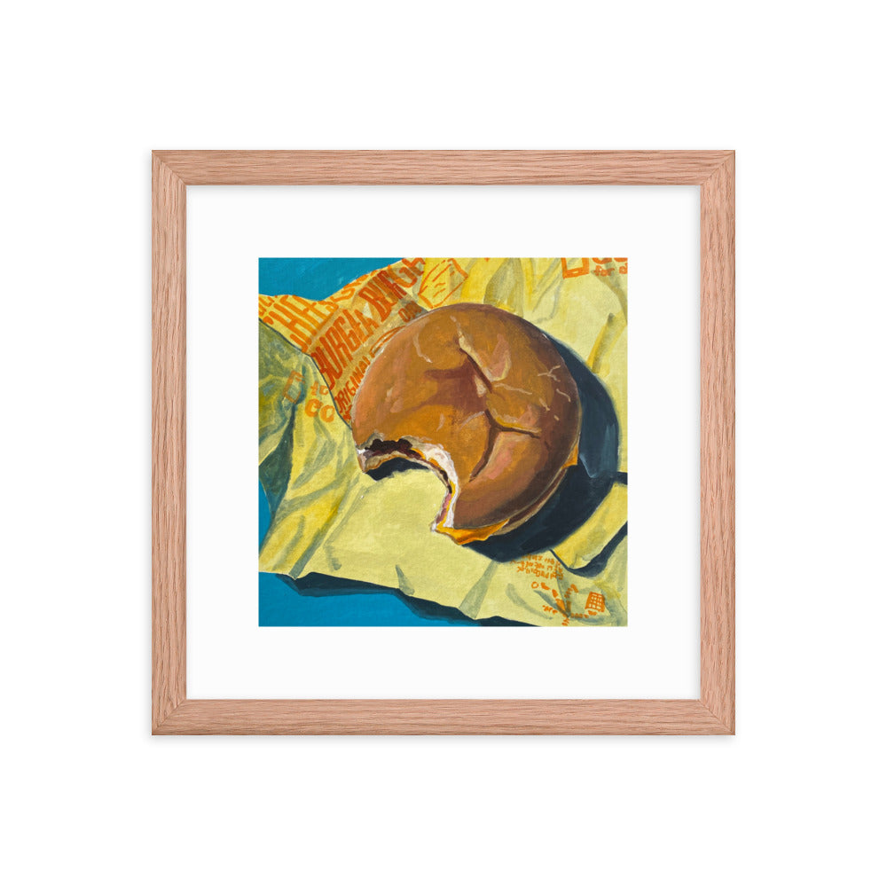 Cheeseburger Framed Print