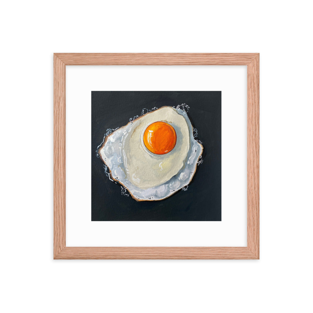 Fried Egg Framed Print