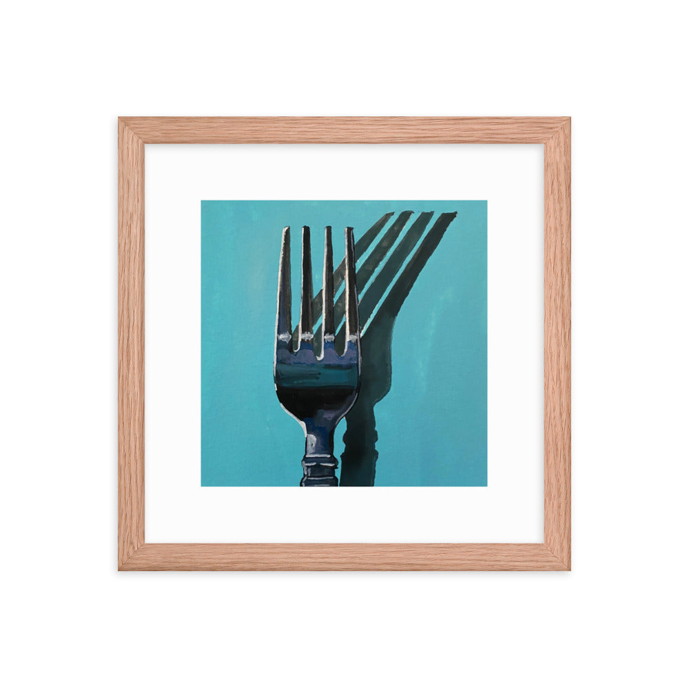 Fork Framed Print