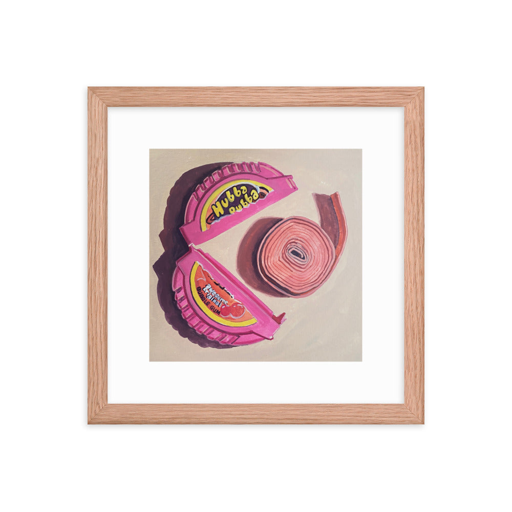 Hubba Bubba Framed Print