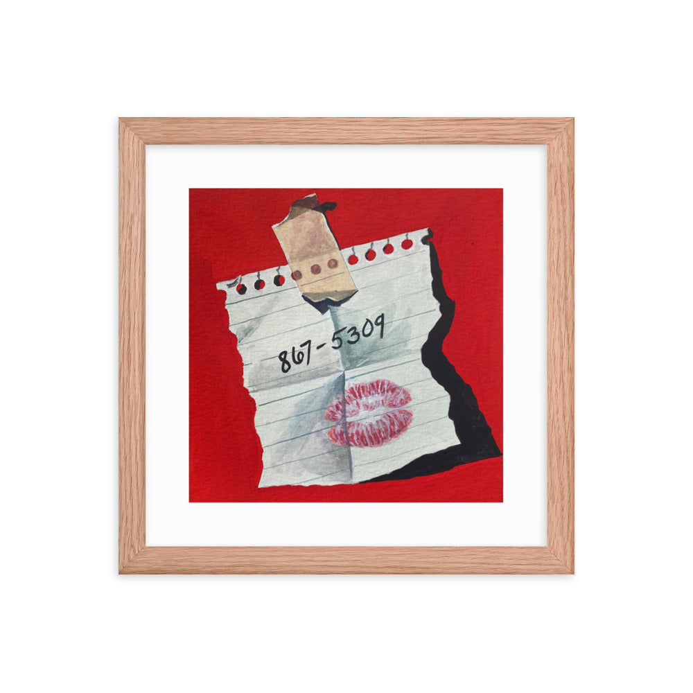 Call Me Framed Print