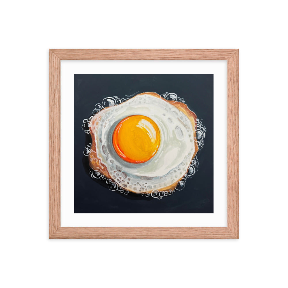 Fried Egg Framed Print