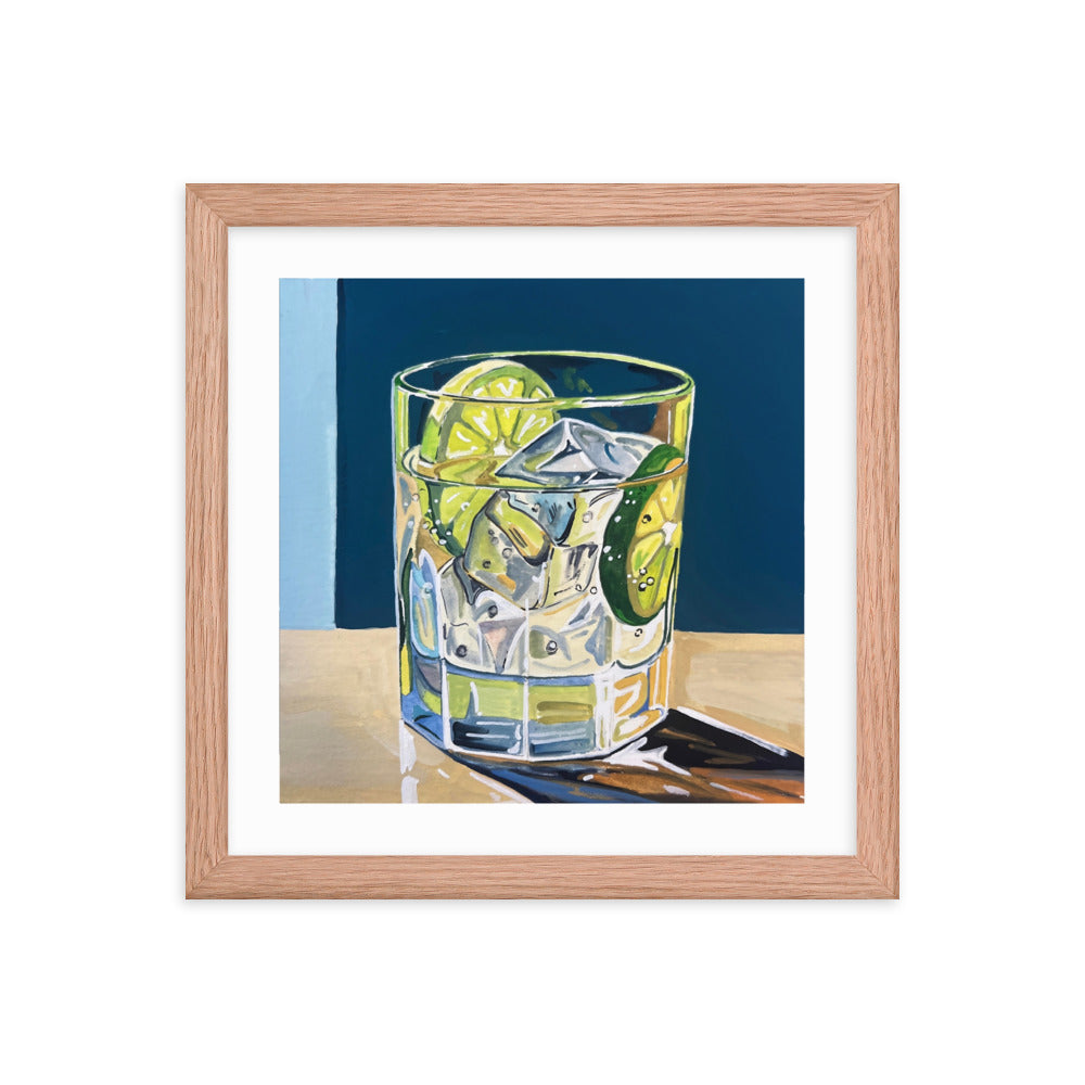 Gin and Tonic Framed Print