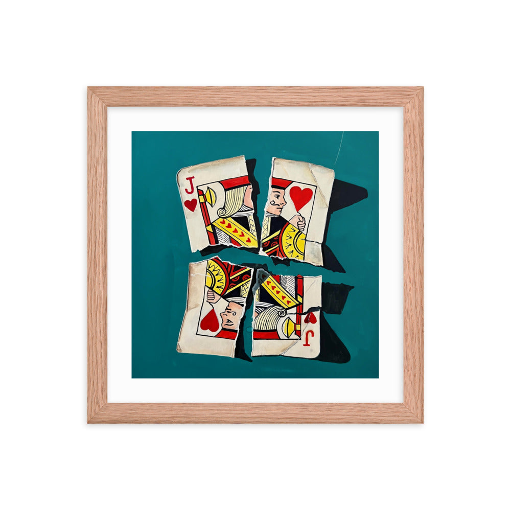 Jack of Hearts Framed Print