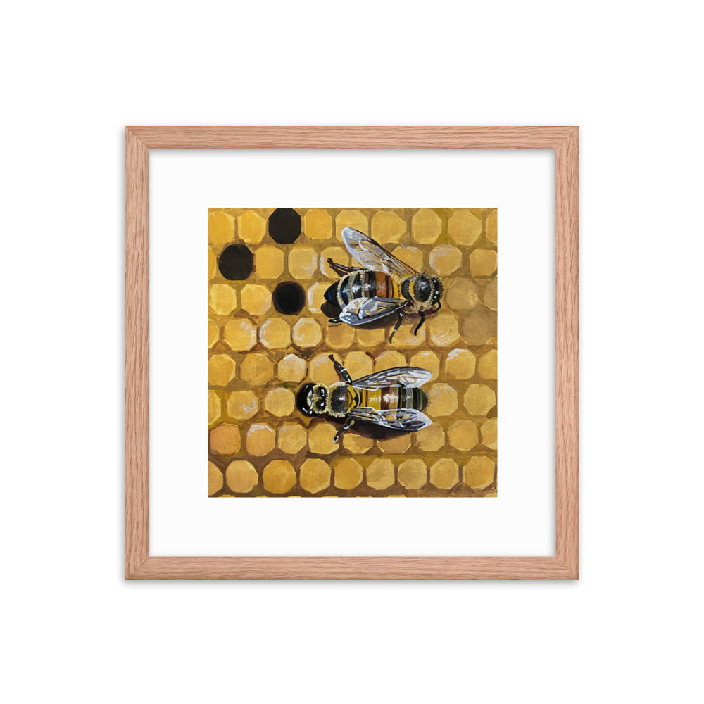 Bees Framed Print