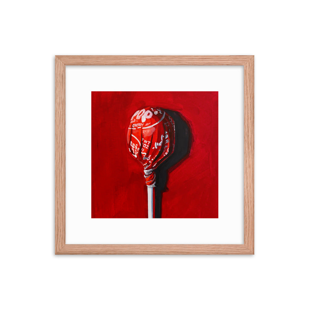Tootsie Pop Framed Print