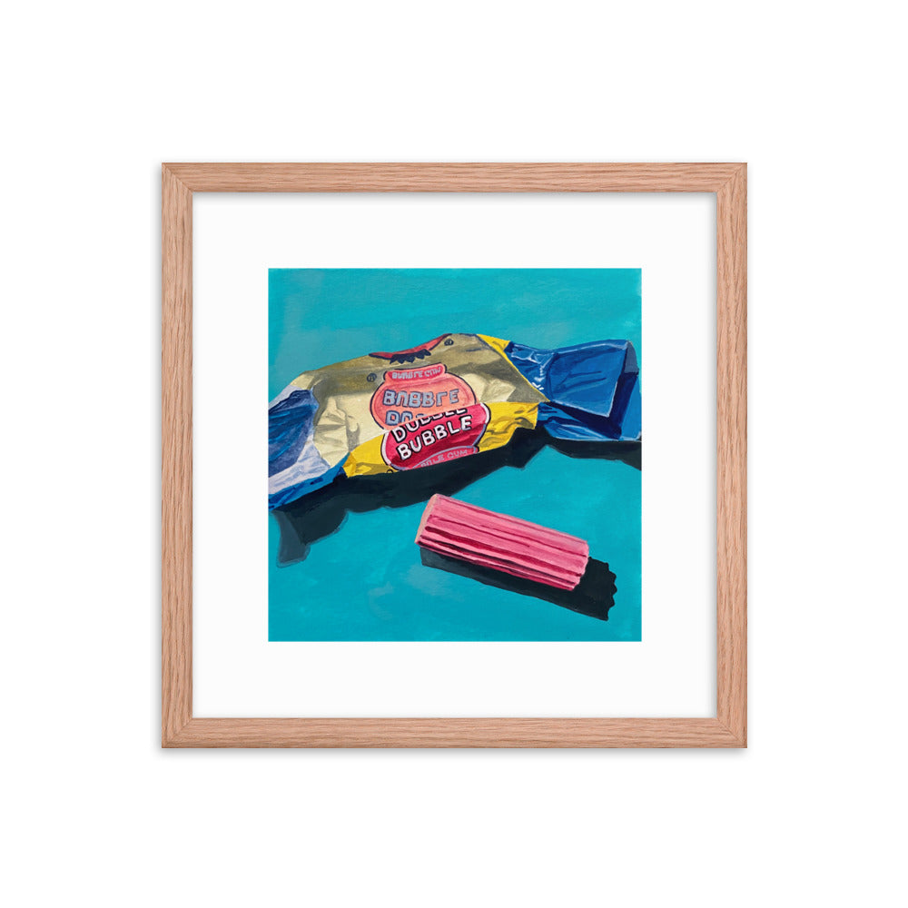 Bubble Gum Framed Print