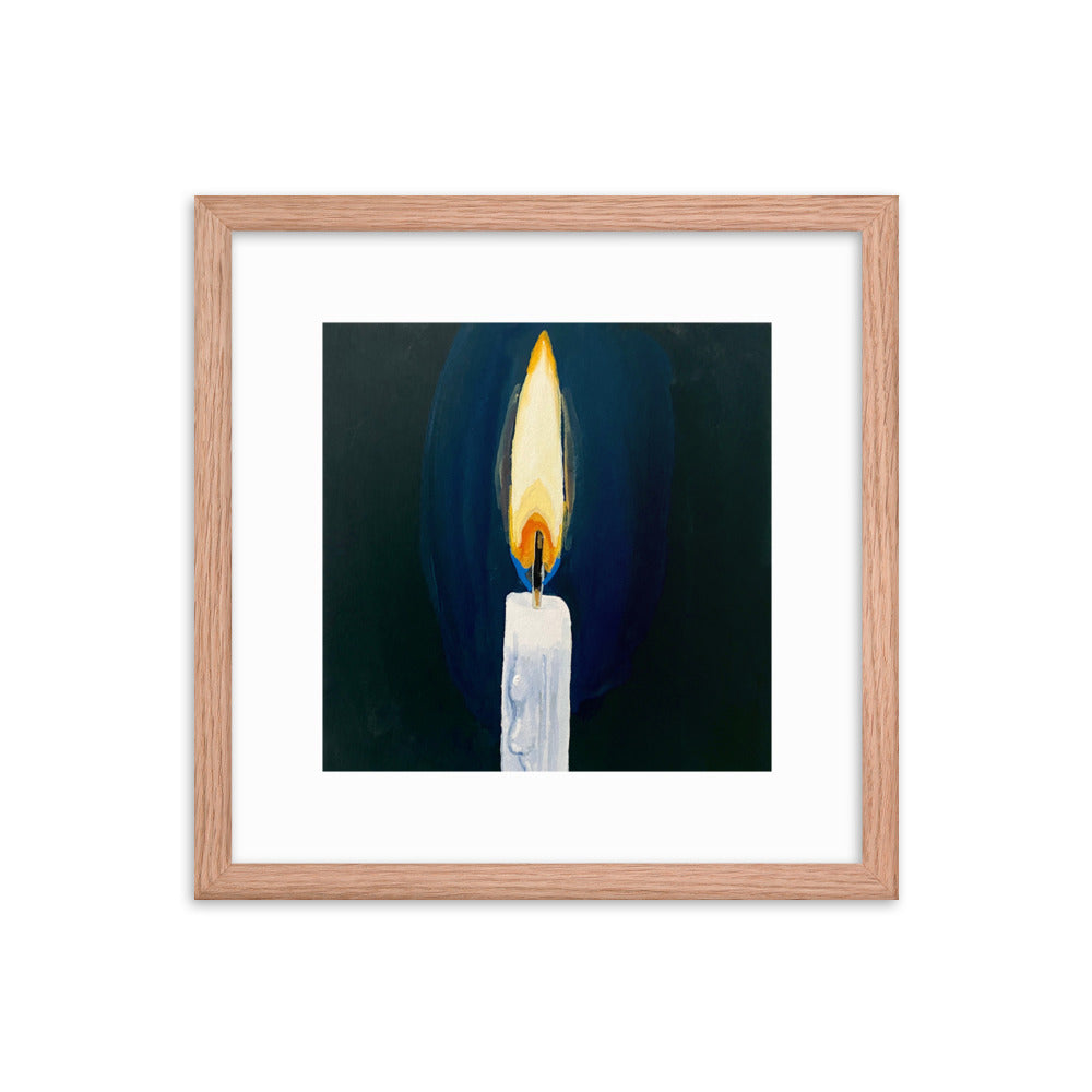 Candle Framed Print