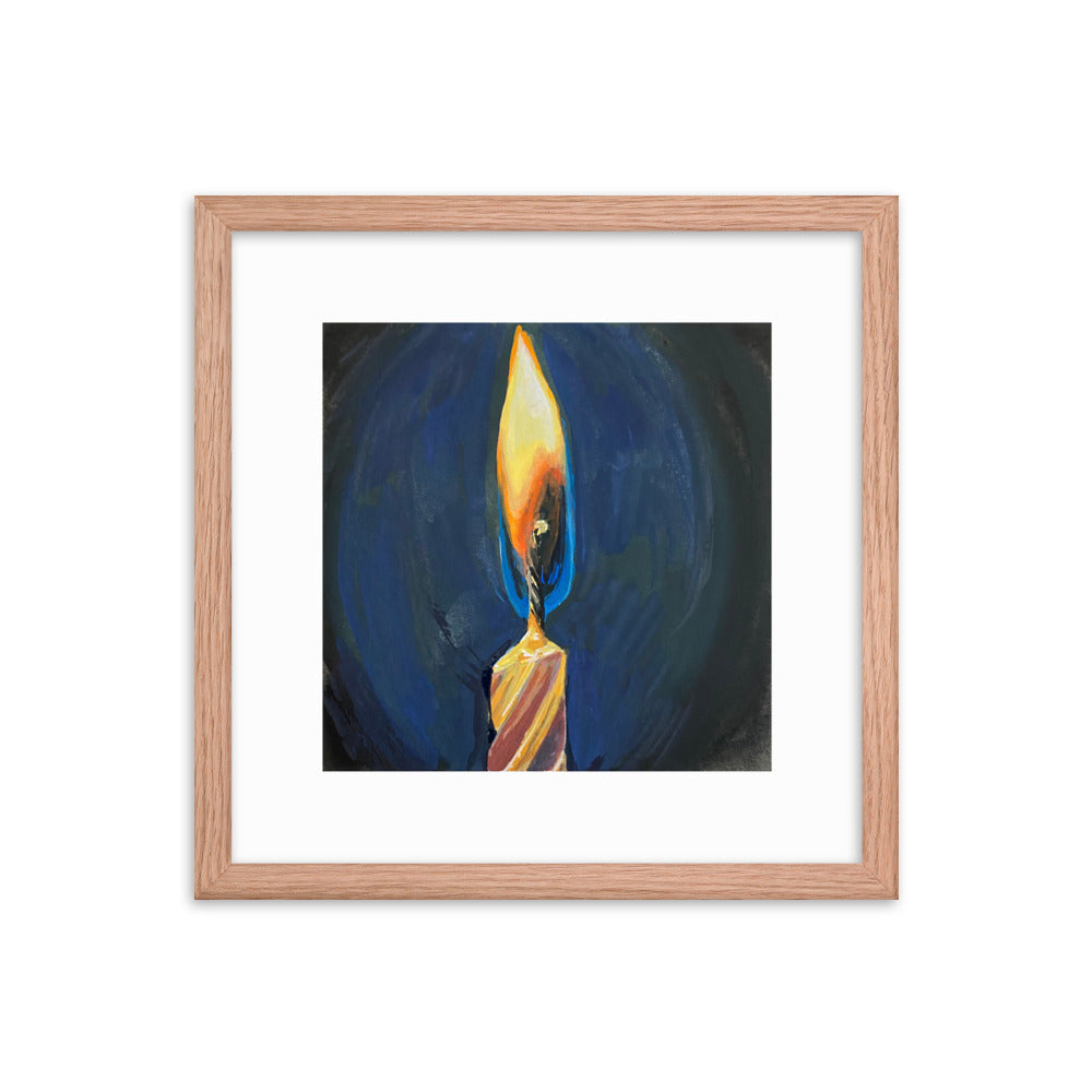 Candle Framed Print