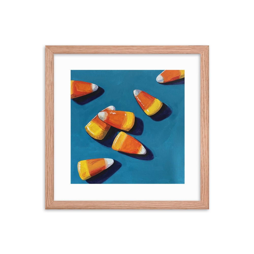 Candy Corn Framed Print
