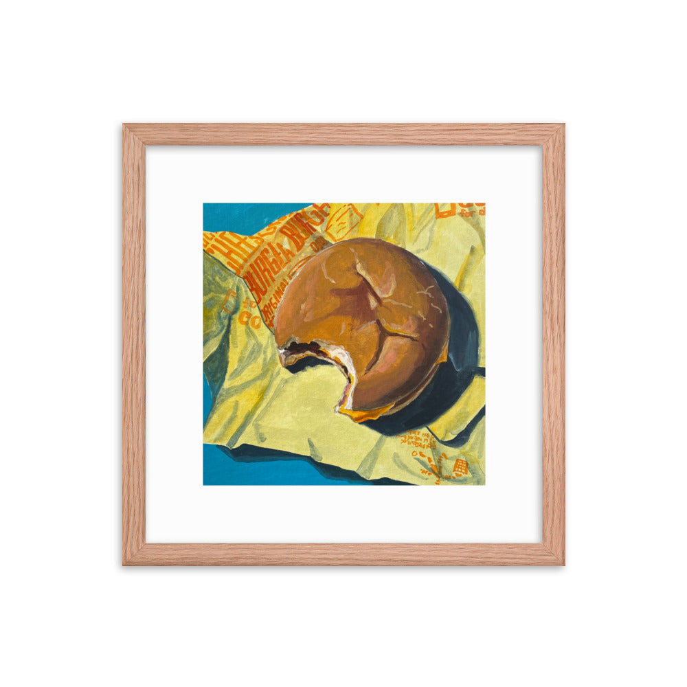 Cheeseburger Framed Print