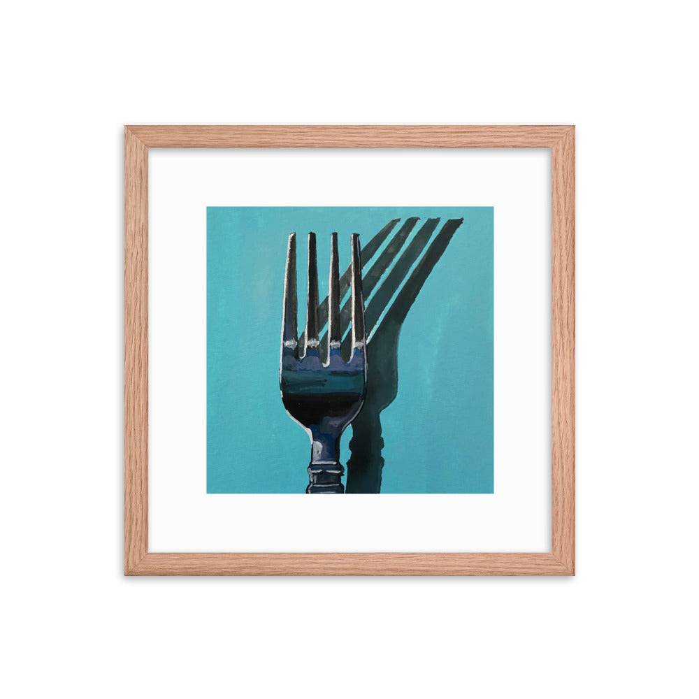 Fork Framed Print