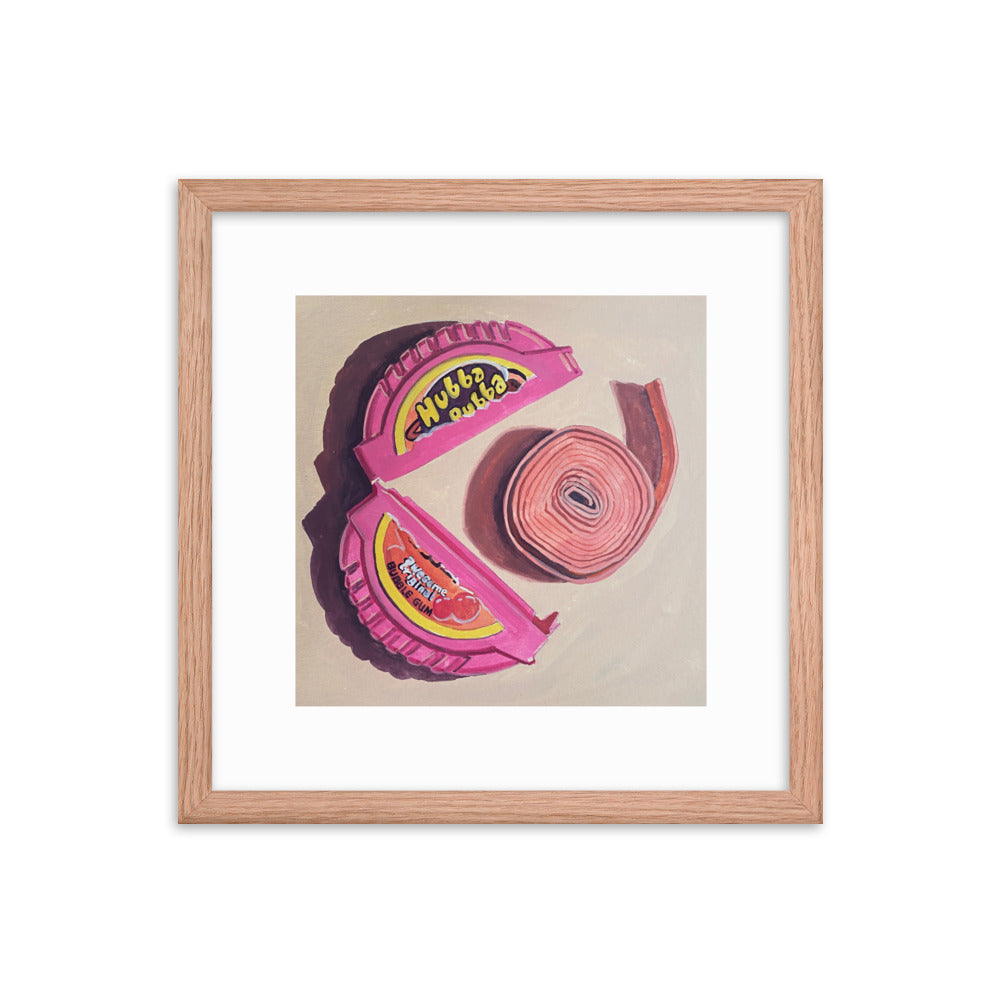 Hubba Bubba Framed Print