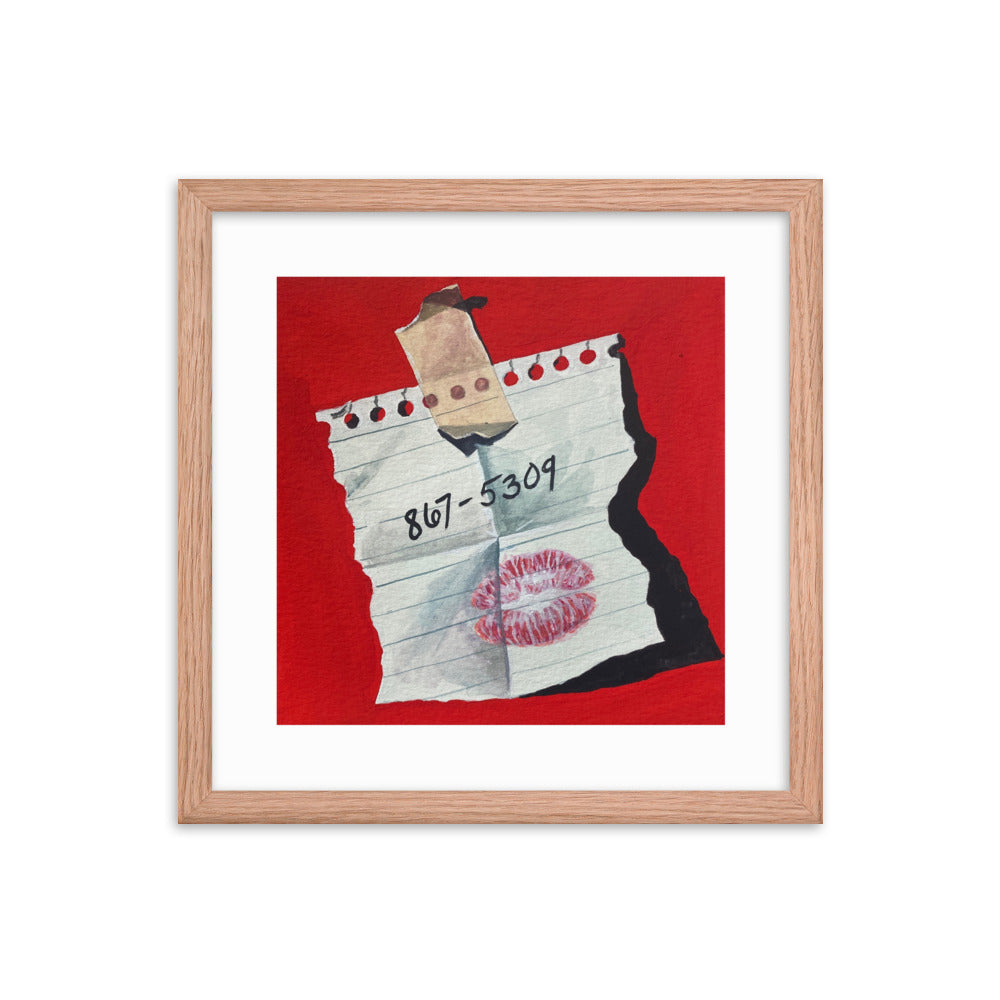 Call Me Framed Print