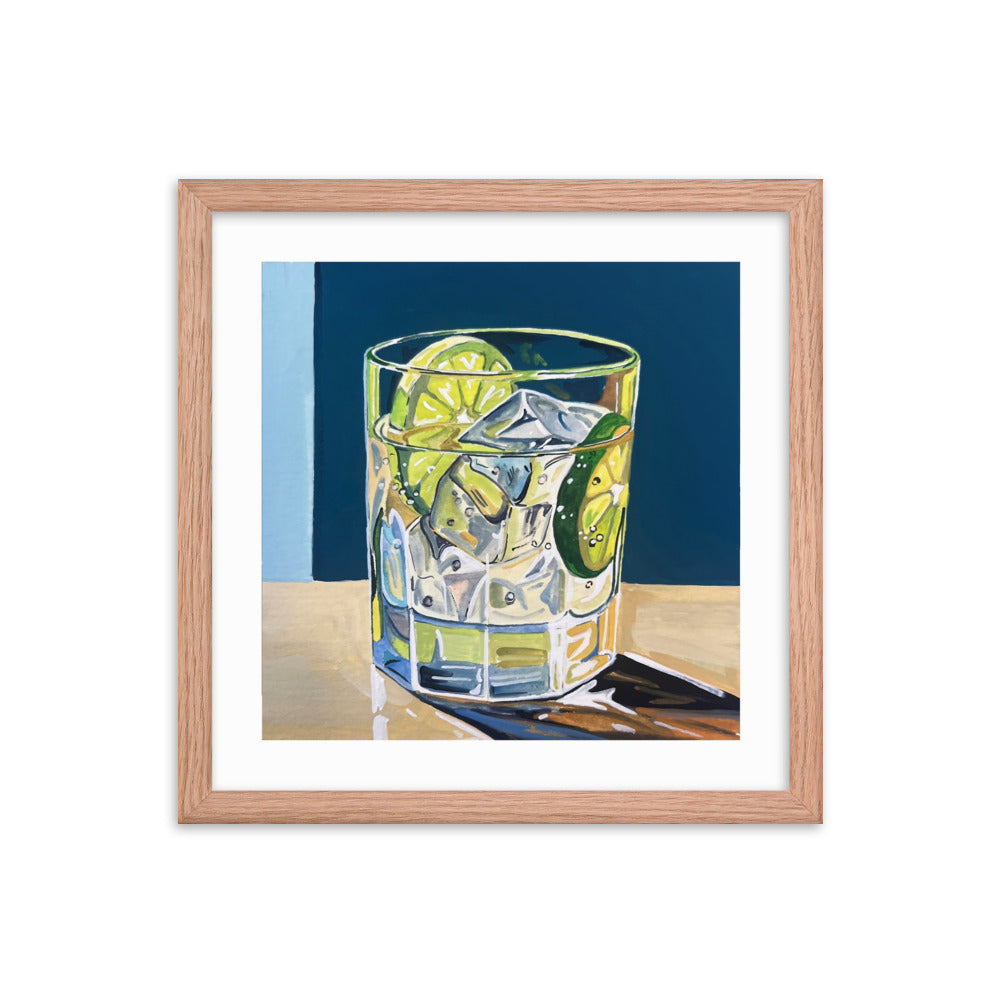 Gin and Tonic Framed Print