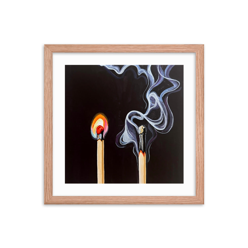 Matches Framed Print