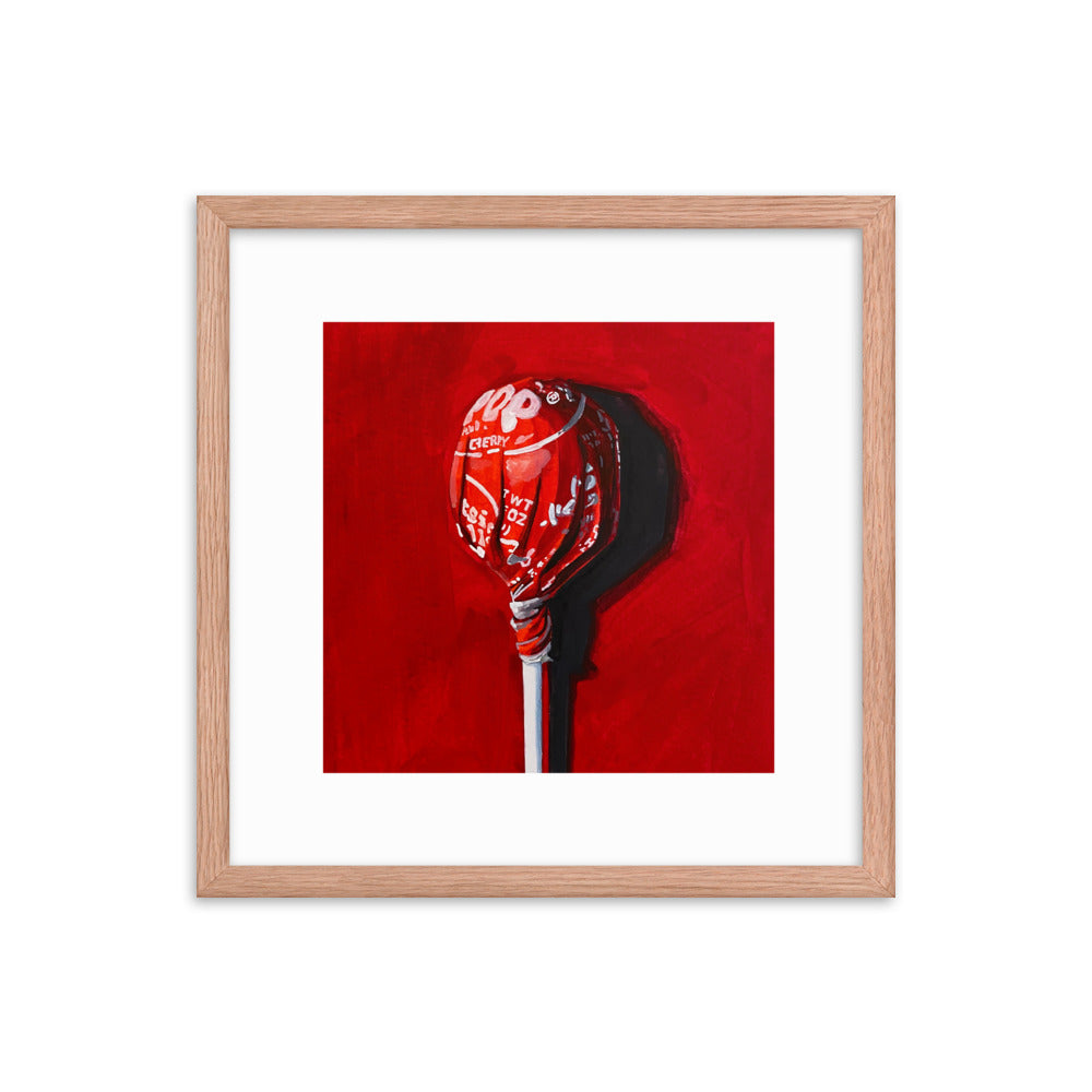 Tootsie Pop Framed Print
