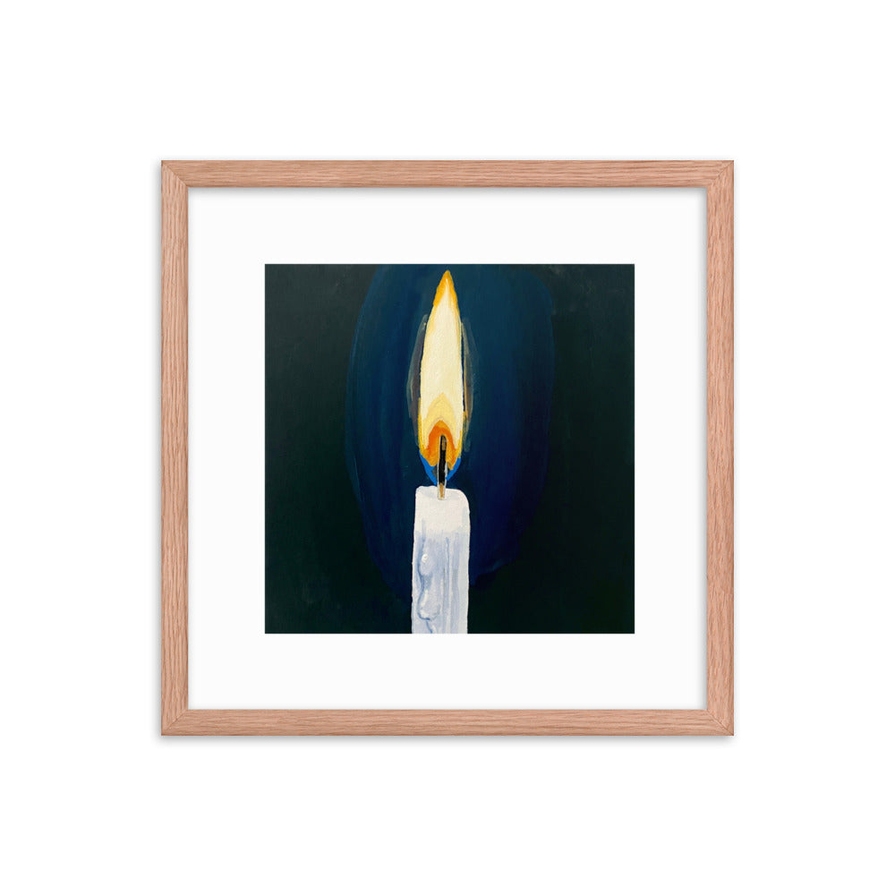 Candle Framed Print