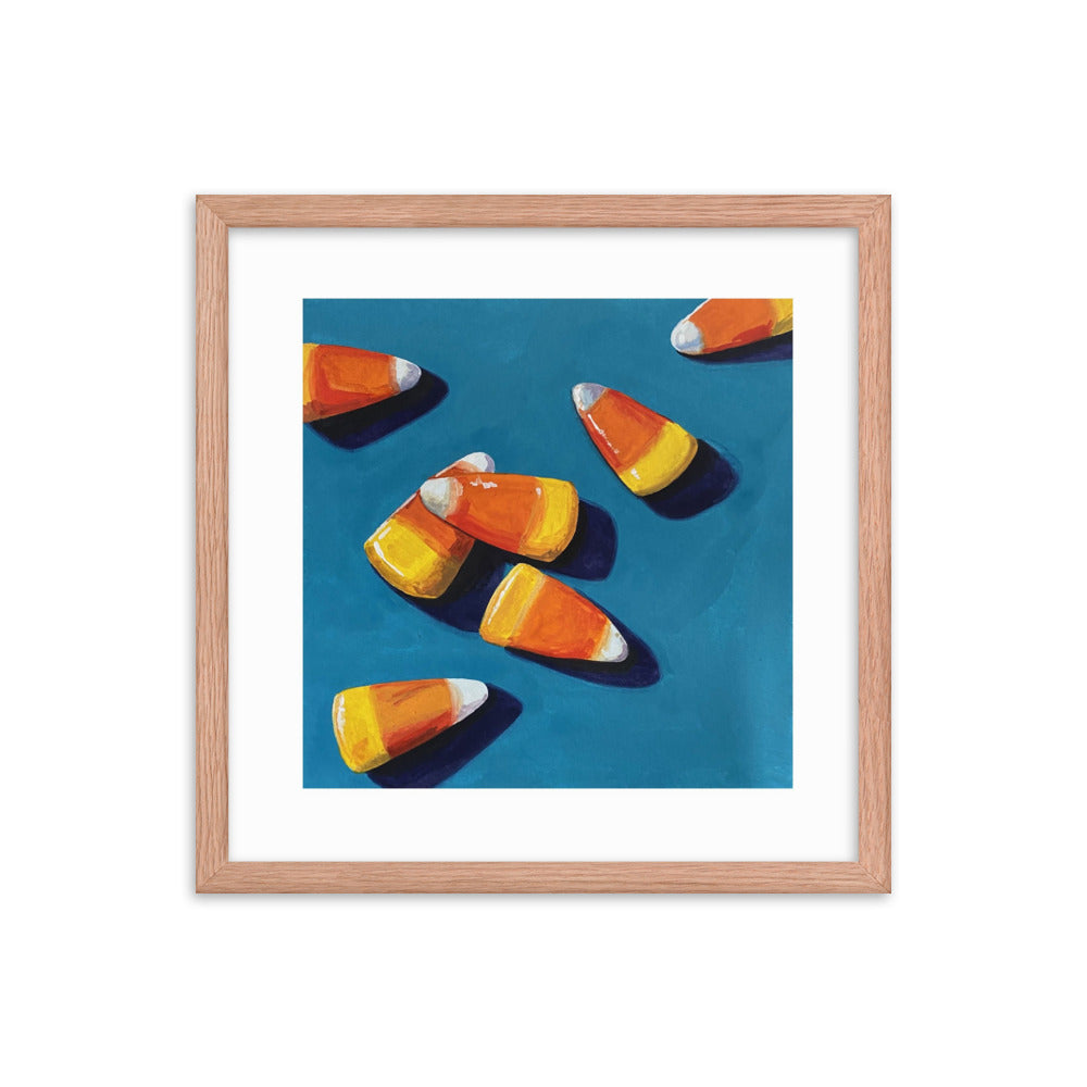 Candy Corn Framed Print
