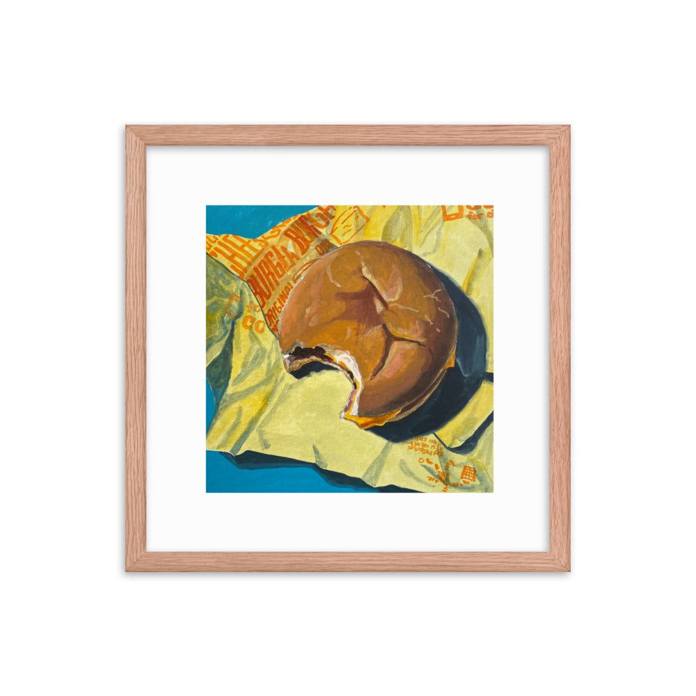Cheeseburger Framed Print