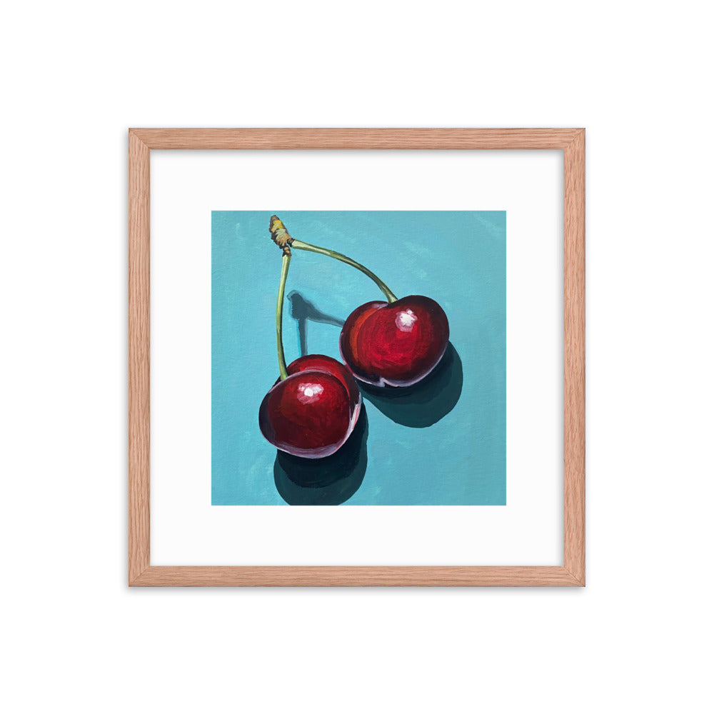 Cherries Framed Print