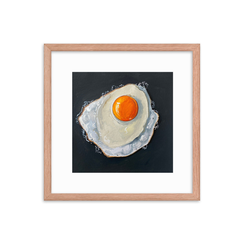 Fried Egg Framed Print