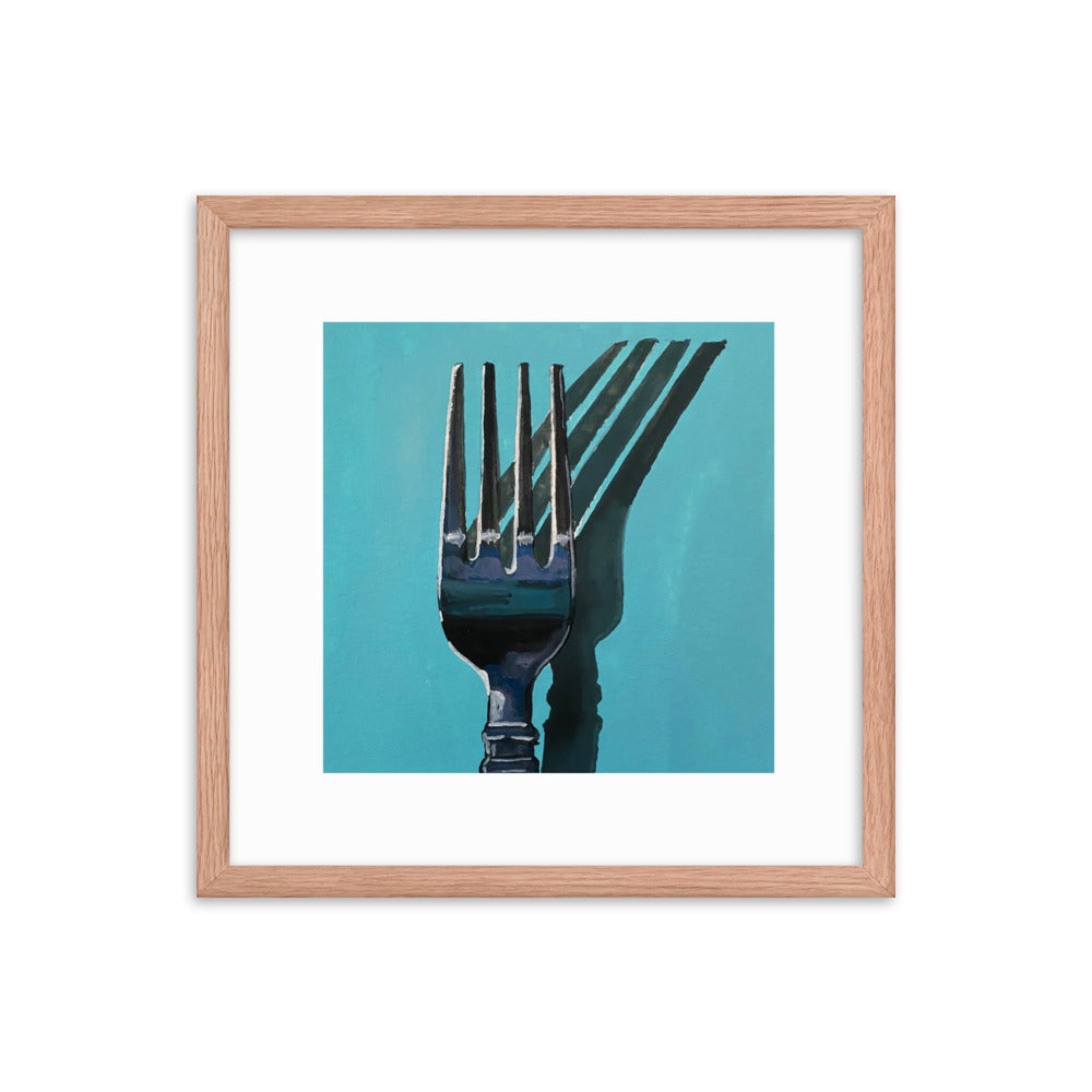 Fork Framed Print