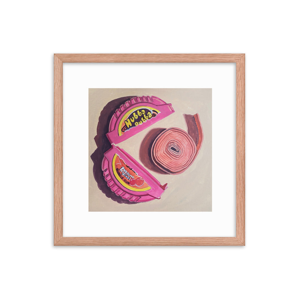 Hubba Bubba Framed Print