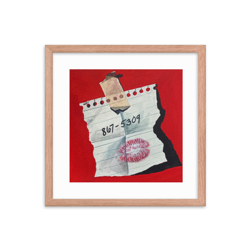 Call Me Framed Print