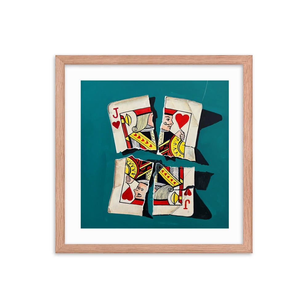 Jack of Hearts Framed Print