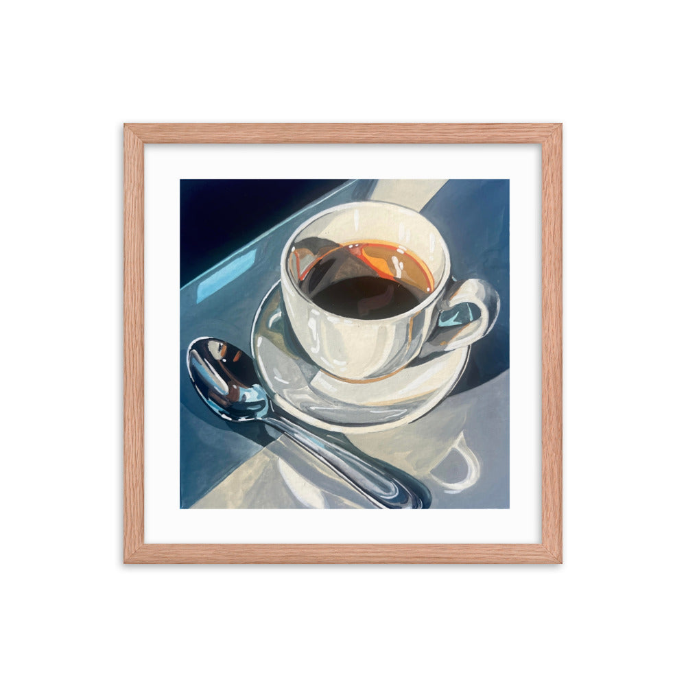 Saturday Coffee Framed Print