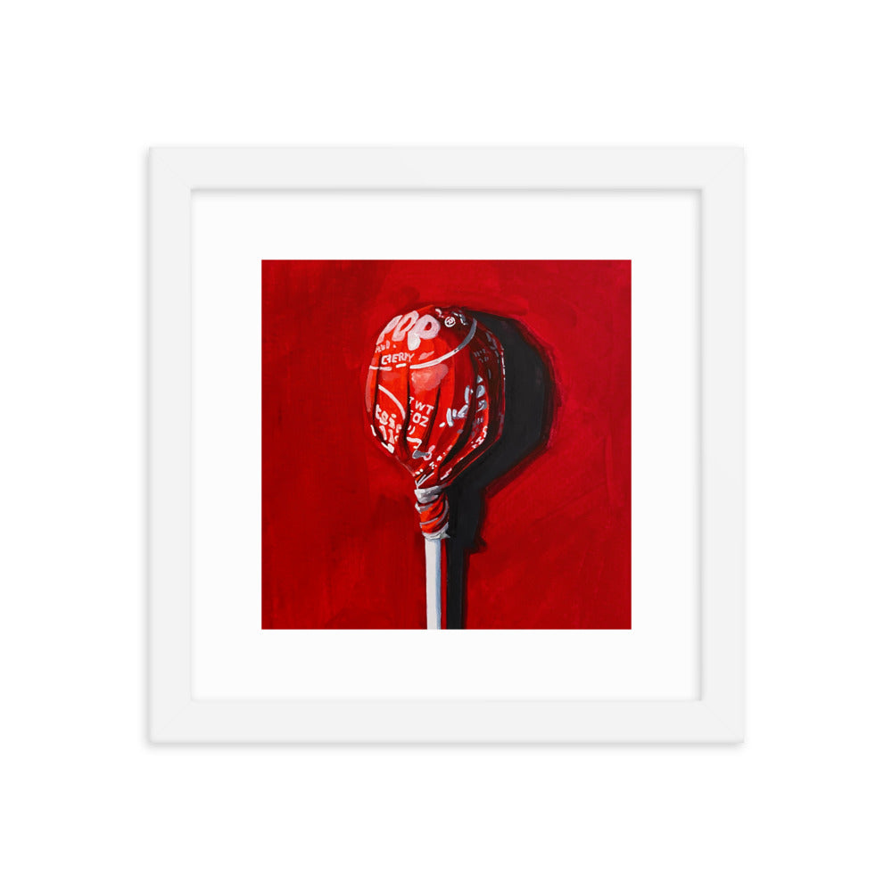 Tootsie Pop Framed Print
