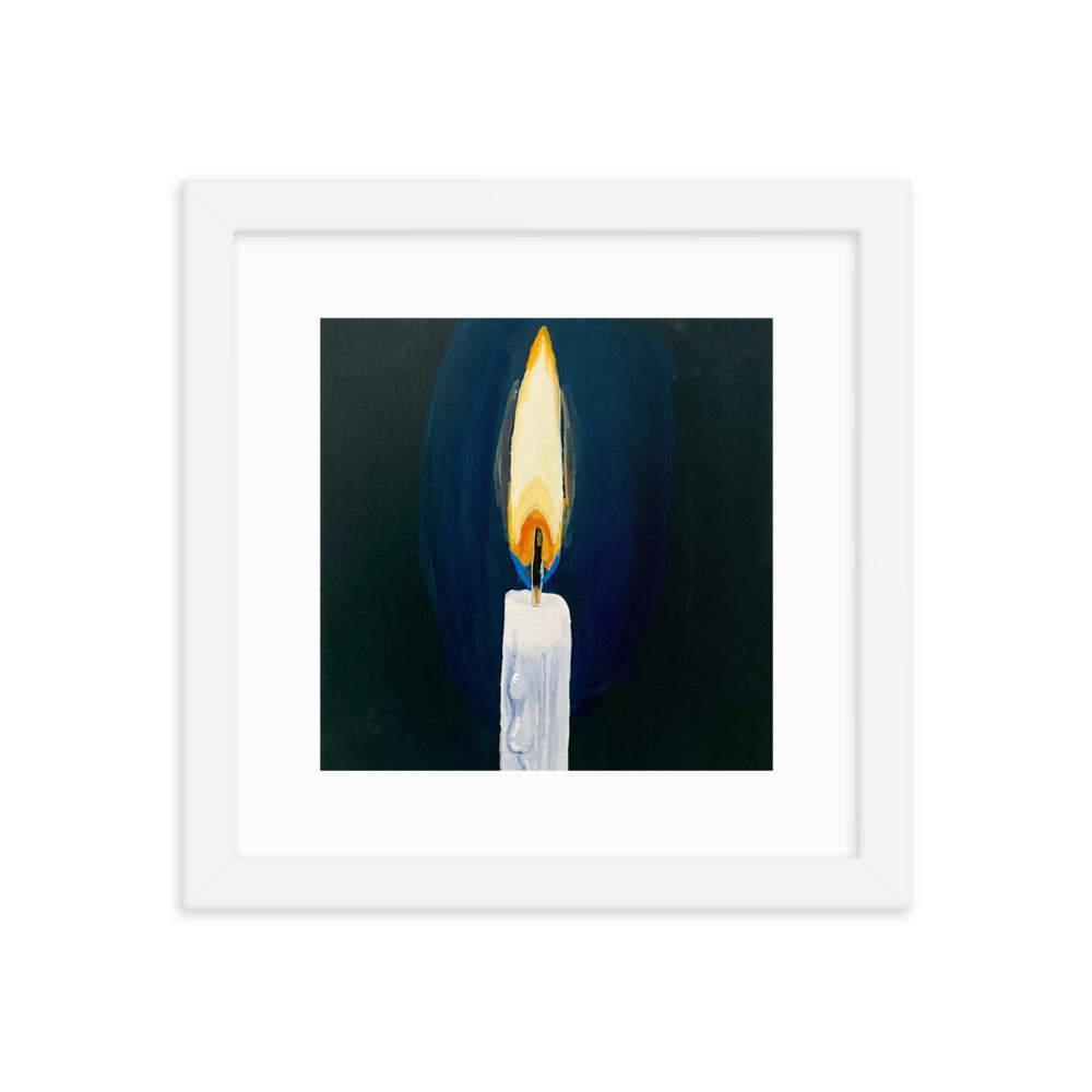 Candle Framed Print