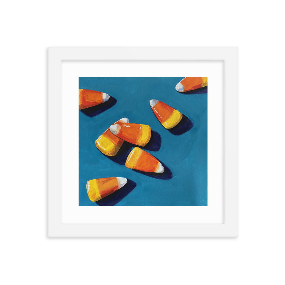 Candy Corn Framed Print