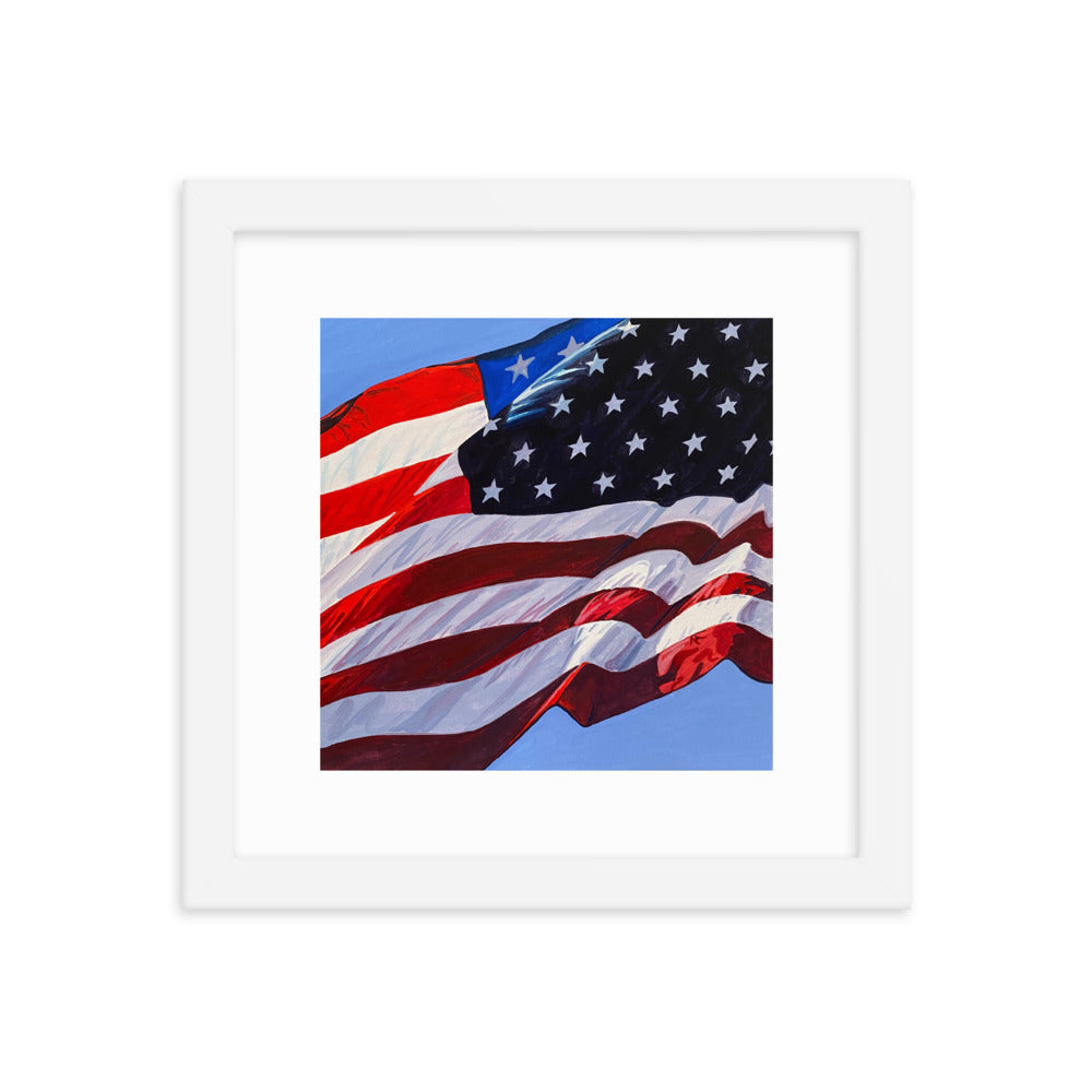Flag Framed Print